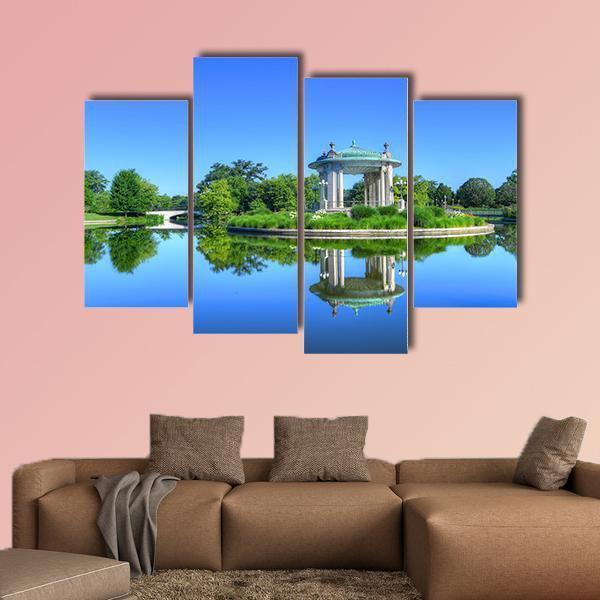 Forest Park St. Louis Canvas Wall Art-4 Pop-Gallery Wrap-50" x 32"-Tiaracle