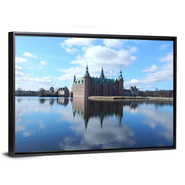 Frederiksborg Castle Denmark Canvas Wall Art-3 Horizontal-Gallery Wrap-25" x 16"-Tiaracle