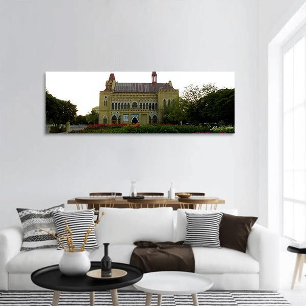 Frere Hall In Karachi Panoramic Canvas Wall Art-1 Piece-36" x 12"-Tiaracle