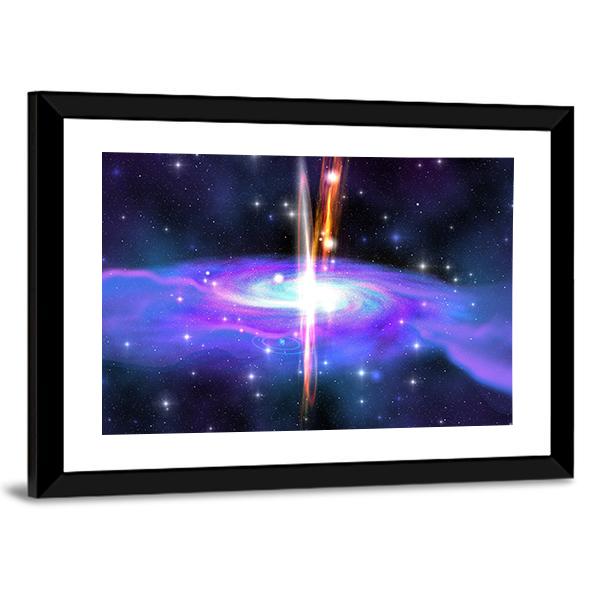 Gamma Ray Burst Canvas Wall Art-5 Horizontal-Gallery Wrap-22" x 12"-Tiaracle