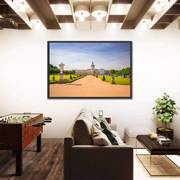 Garden Of Charlottenburg Berlin Canvas Wall Art-3 Horizontal-Gallery Wrap-25" x 16"-Tiaracle