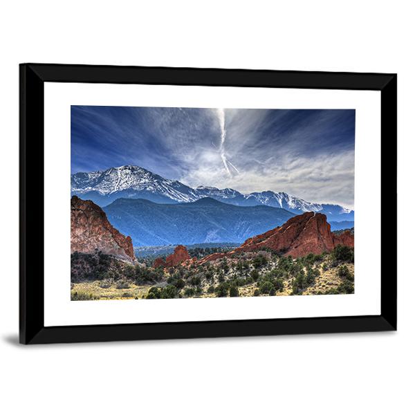 Garden Of The Gods Panoramic Canvas Wall Art-1 Piece-36" x 12"-Tiaracle