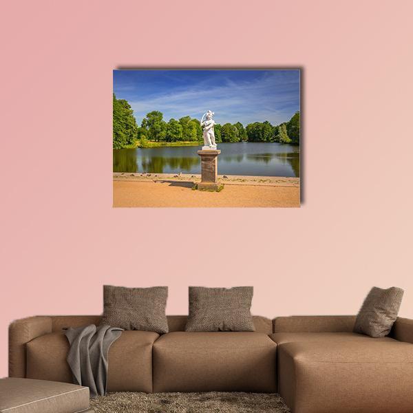 Gardens Of Charlottenburg In Berlin Canvas Wall Art-1 Piece-Gallery Wrap-48" x 32"-Tiaracle
