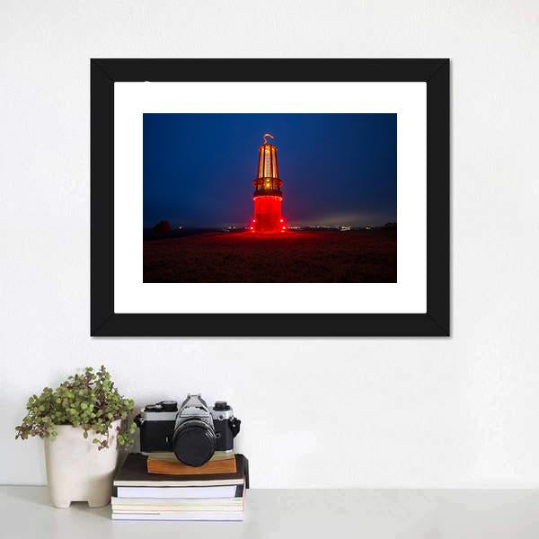 Geleucht Mining Statue Canvas Wall Art-1 Piece-Framed Print-20" x 16"-Tiaracle
