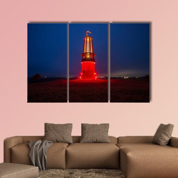 Geleucht Mining Statue Canvas Wall Art-3 Horizontal-Gallery Wrap-25" x 16"-Tiaracle