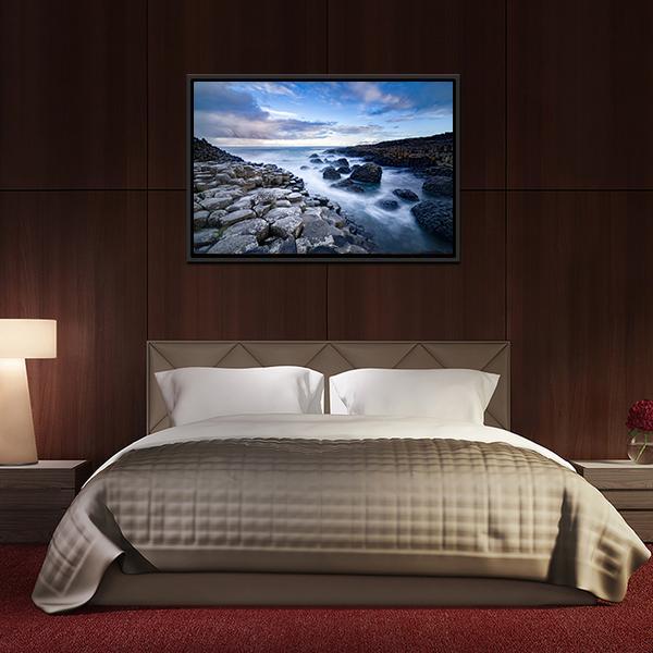Giant's Causeway Ireland Panoramic Canvas Wall Art-1 Piece-36" x 12"-Tiaracle