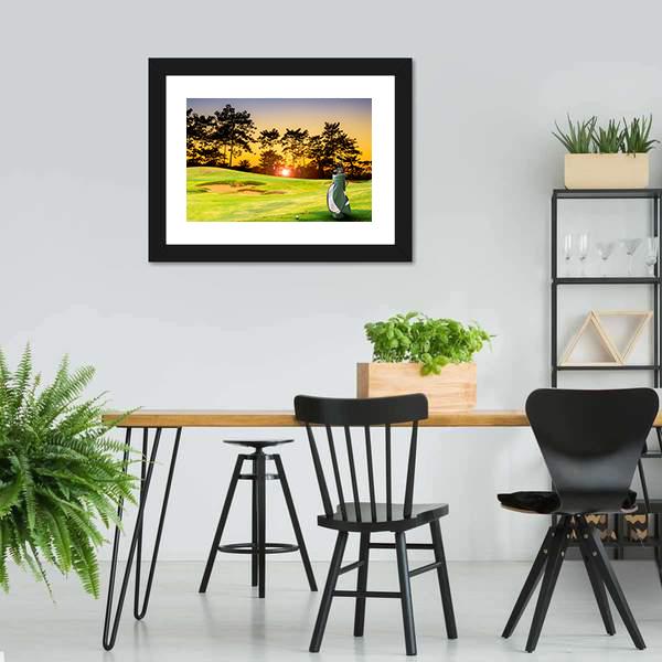 Golf Equipment Canvas Wall Art-5 Horizontal-Gallery Wrap-22" x 12"-Tiaracle