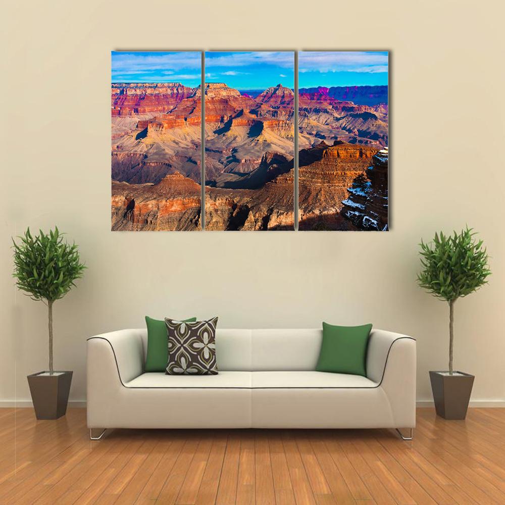 Grand Canyon National Park Arizona Canvas Wall Art-3 Horizontal-Gallery Wrap-25" x 16"-Tiaracle