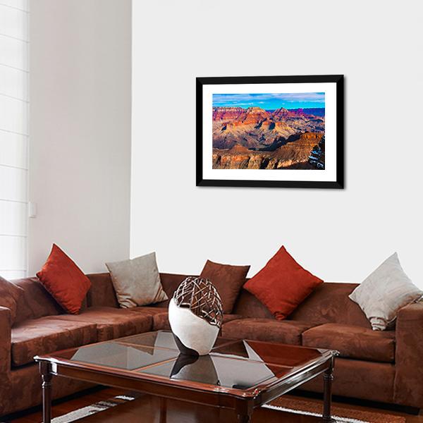 Grand Canyon National Park Arizona Panoramic Canvas Wall Art-1 Piece-36" x 12"-Tiaracle