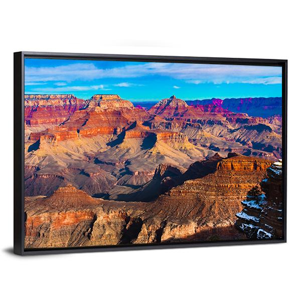 Grand Canyon National Park Arizona Vertical Canvas Wall Art-3 Vertical-Gallery Wrap-12" x 25"-Tiaracle