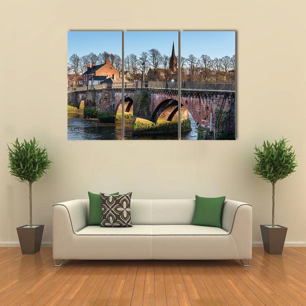 Grosvenor Bridge Canvas Wall Art-3 Horizontal-Gallery Wrap-37" x 24"-Tiaracle