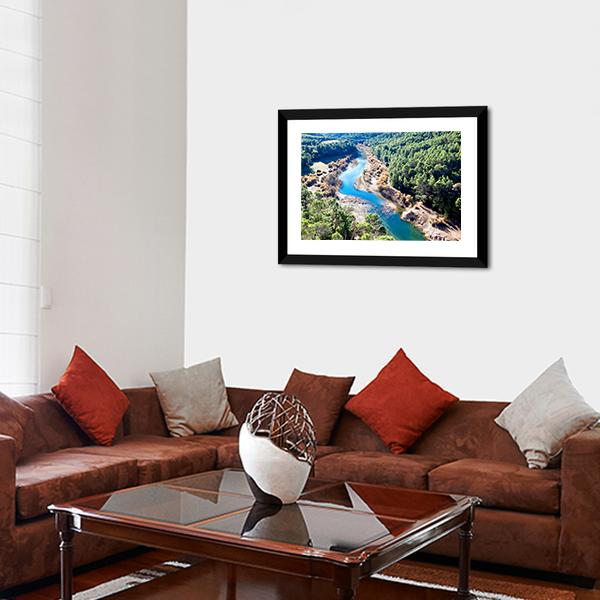 Guadalquivir River Spain Canvas Wall Art-5 Horizontal-Gallery Wrap-22" x 12"-Tiaracle