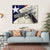 Gun With American Flag Canvas Wall Art-4 Horizontal-Gallery Wrap-34" x 24"-Tiaracle