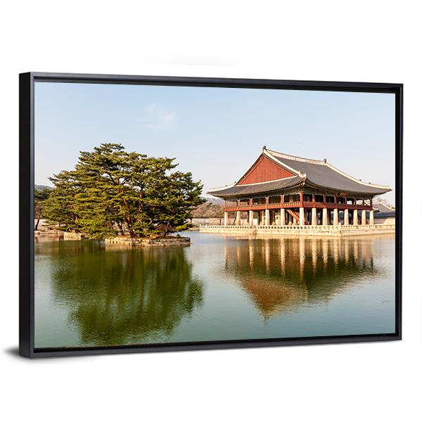 Gyeongbokgung Palace Canvas Wall Art-5 Horizontal-Gallery Wrap-22" x 12"-Tiaracle