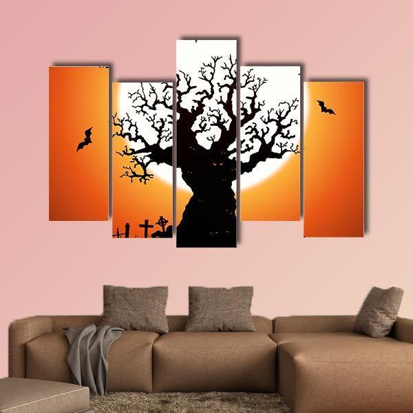 Halloween Concept Canvas Wall Art-5 Pop-Gallery Wrap-47" x 32"-Tiaracle