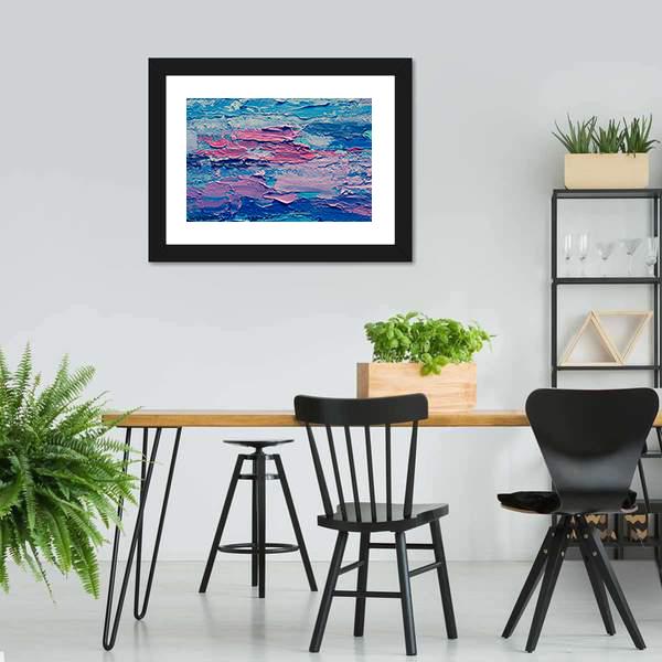 Hand Drawn Oil Painting Canvas Wall Art-3 Horizontal-Gallery Wrap-25" x 16"-Tiaracle