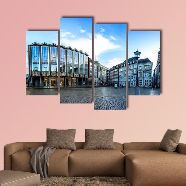 Hanseatic City Germany Canvas Wall Art-4 Pop-Gallery Wrap-50" x 32"-Tiaracle