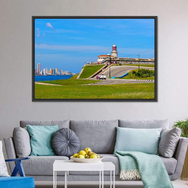 Havana The Capital Of Cuba Canvas Wall Art-3 Horizontal-Gallery Wrap-25" x 16"-Tiaracle