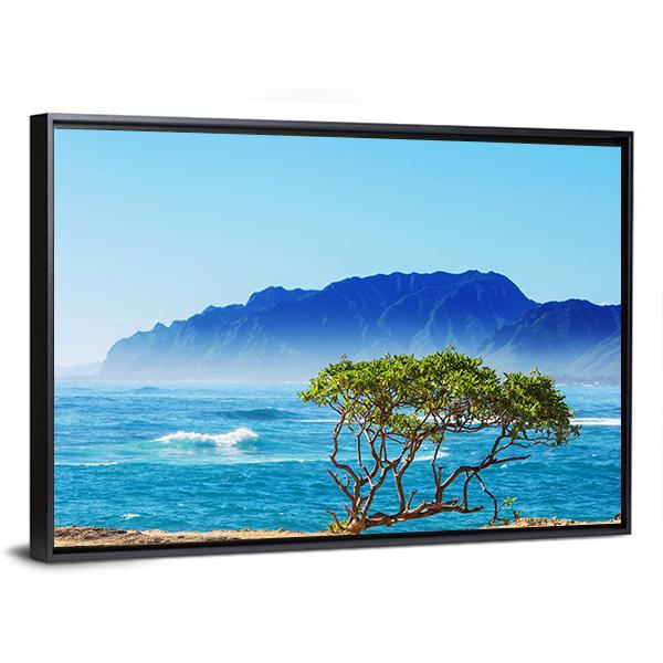 Hawaii Beach Canvas Wall Art-3 Horizontal-Gallery Wrap-25" x 16"-Tiaracle