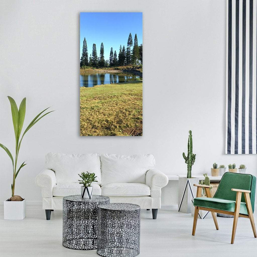 Hawaii Nature Landscape Vertical Canvas Wall Art-1 Vertical-Gallery Wrap-12" x 24"-Tiaracle