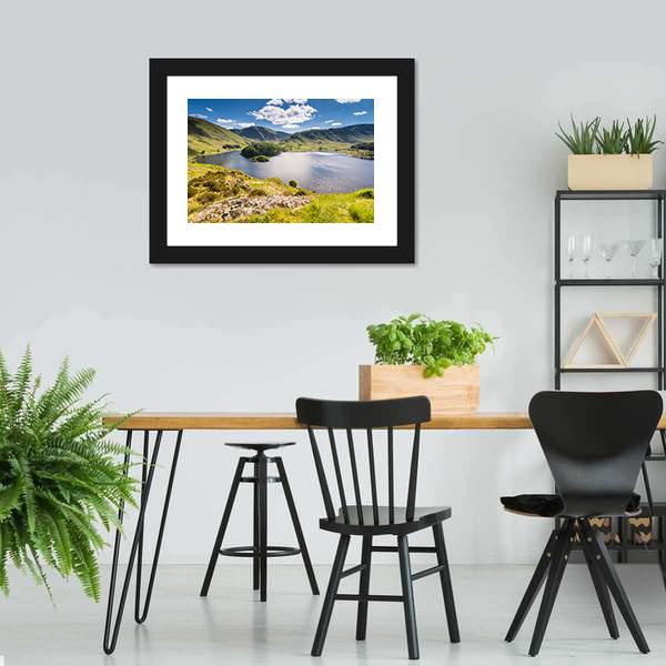 Haweswater From Whiteacre Crag Canvas Wall Art-3 Horizontal-Gallery Wrap-25" x 16"-Tiaracle