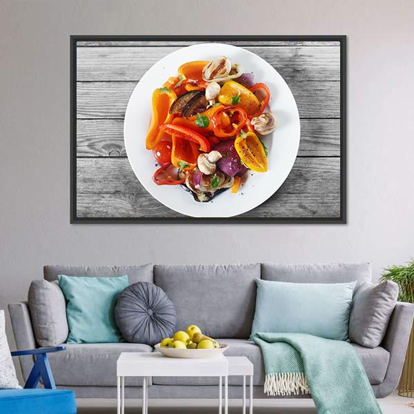 Healthy Appetizer Canvas Wall Art-5 Horizontal-Gallery Wrap-22" x 12"-Tiaracle