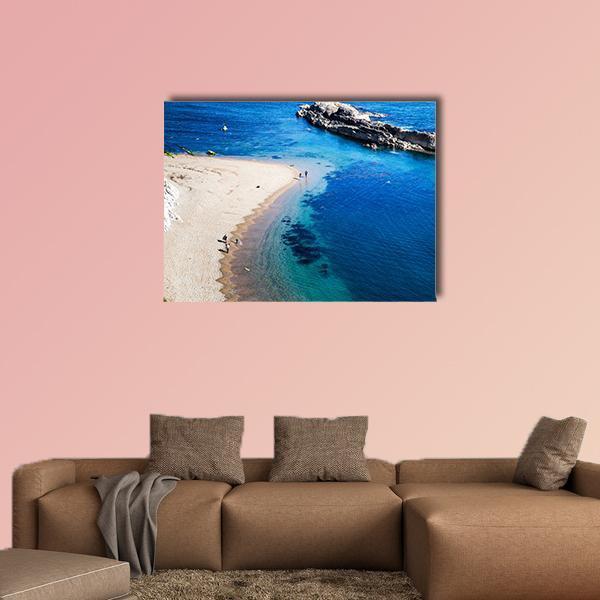 Jurassic Coast Of Dorset Canvas Wall Art-1 Piece-Gallery Wrap-48" x 32"-Tiaracle
