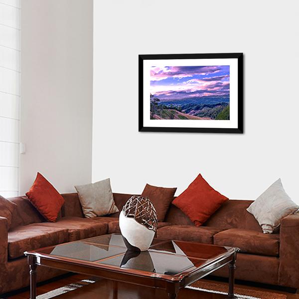 High Mountains In Thailand Canvas Wall Art-3 Horizontal-Gallery Wrap-25" x 16"-Tiaracle