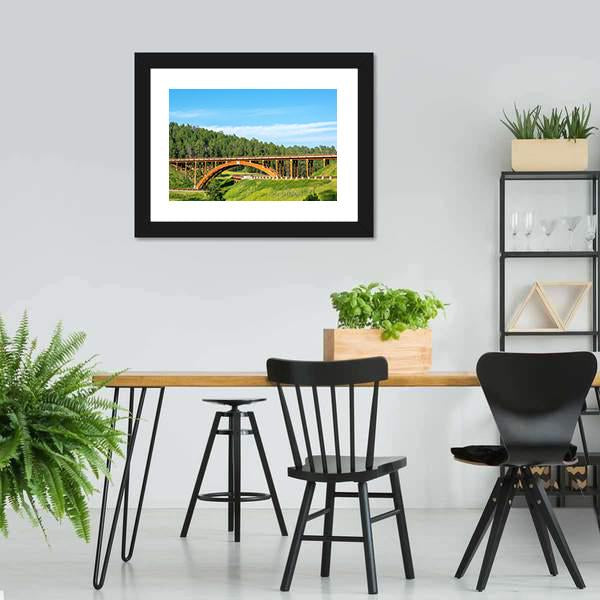 Highway Overpass In Black Hills Canvas Wall Art-5 Horizontal-Gallery Wrap-22" x 12"-Tiaracle