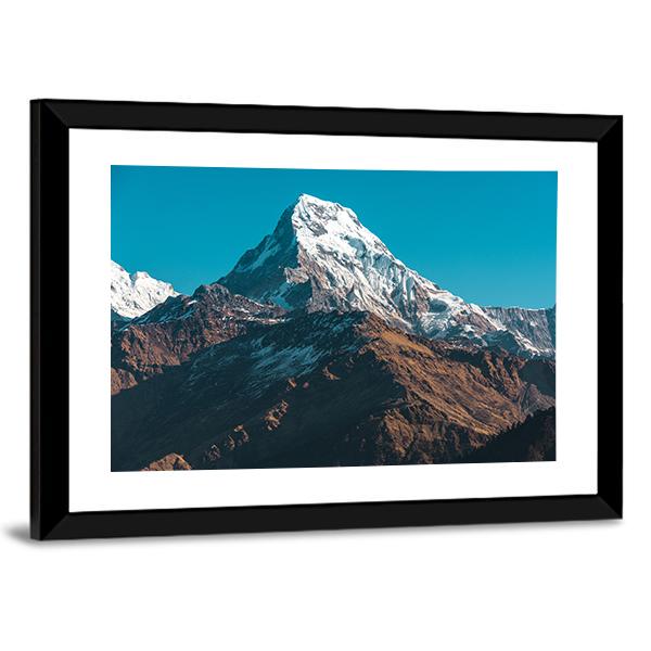 Himalaya Mountains Nepal Canvas Wall Art-3 Horizontal-Gallery Wrap-25" x 16"-Tiaracle