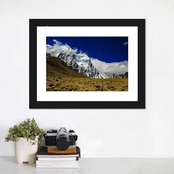 Himalayan Mountains Canvas Wall Art-3 Horizontal-Gallery Wrap-25" x 16"-Tiaracle
