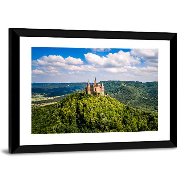 Hohenzollern Castle Germany Vertical Canvas Wall Art-3 Vertical-Gallery Wrap-12" x 25"-Tiaracle