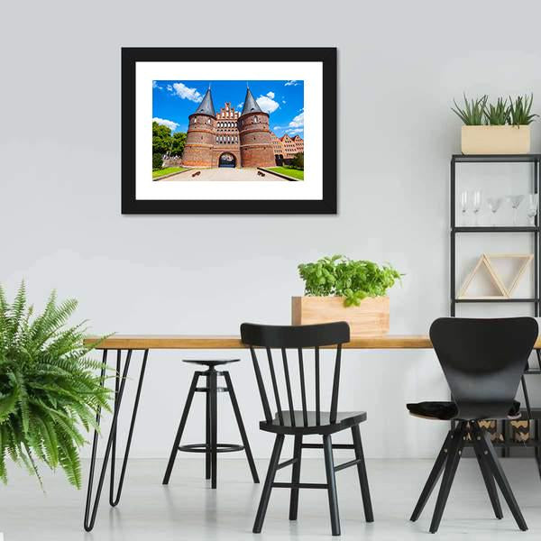 Holsten Gate Germany Canvas Wall Art-3 Horizontal-Gallery Wrap-25" x 16"-Tiaracle
