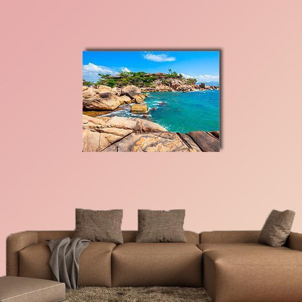 Hon Chong Cape In Vietnam Canvas Wall Art-1 Piece-Gallery Wrap-48" x 32"-Tiaracle