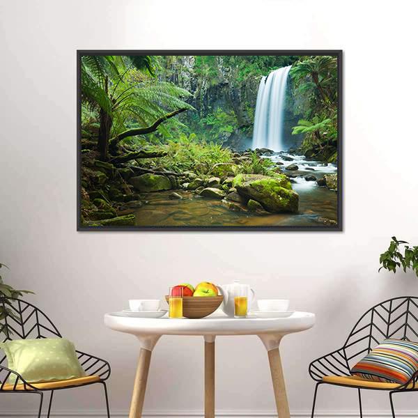 Hopetoun Falls Australia Canvas Wall Art-5 Horizontal-Gallery Wrap-22" x 12"-Tiaracle