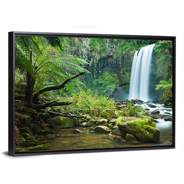 Hopetoun Falls Australia Canvas Wall Art-5 Horizontal-Gallery Wrap-22" x 12"-Tiaracle