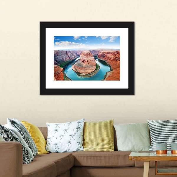 Horseshoe Bend Grand Canyon Canvas Wall Art-5 Horizontal-Gallery Wrap-22" x 12"-Tiaracle