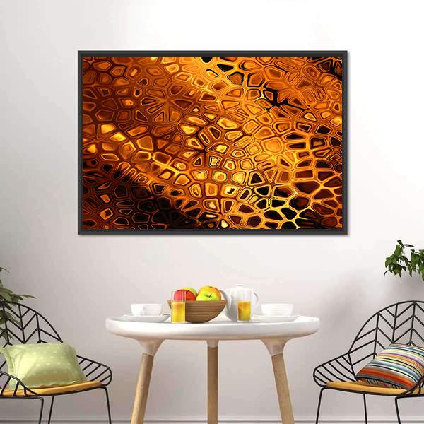 Hot Fire Peacock Feather Canvas Wall Art-3 Horizontal-Gallery Wrap-25" x 16"-Tiaracle