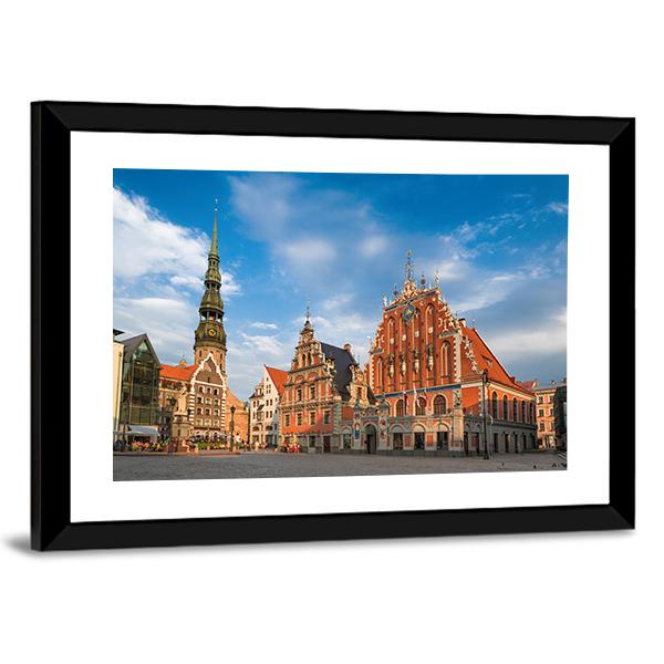 House Of The Blackheads Canvas Wall Art-3 Horizontal-Gallery Wrap-25" x 16"-Tiaracle