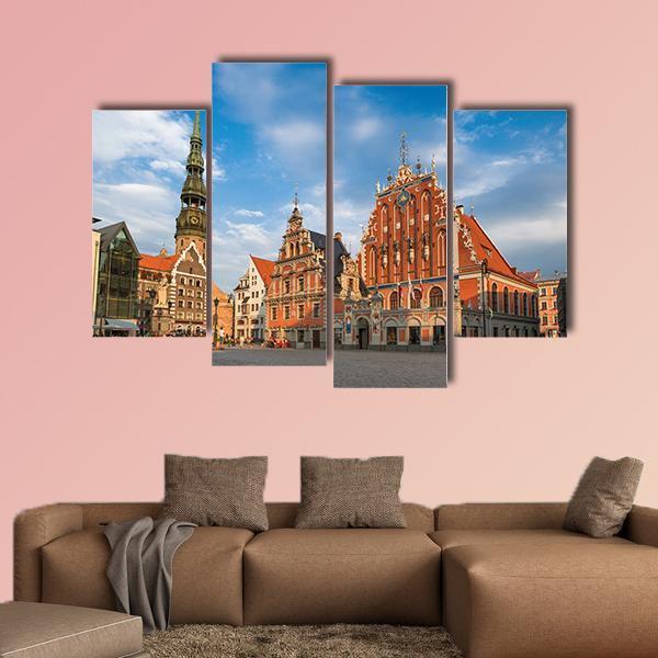 House Of The Blackheads Canvas Wall Art-4 Pop-Gallery Wrap-50" x 32"-Tiaracle