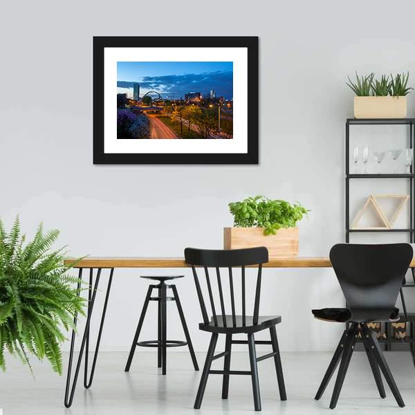 Hulme Arch Bridge Canvas Wall Art-5 Horizontal-Gallery Wrap-22" x 12"-Tiaracle