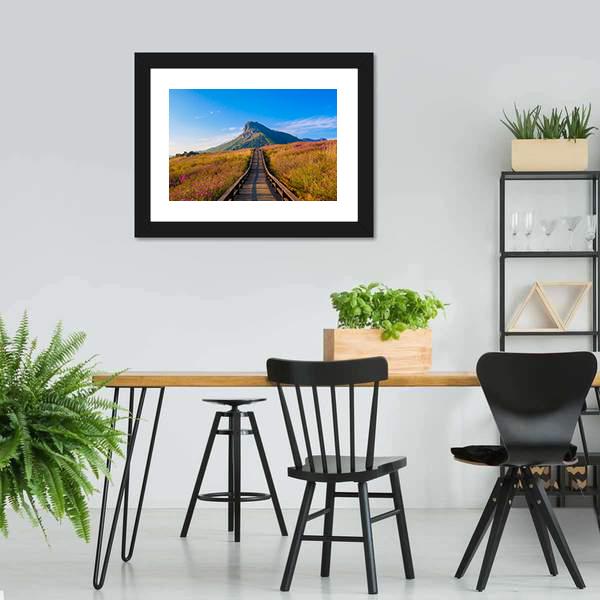 Hwangmaesan Mountain South Korea Canvas Wall Art-5 Horizontal-Gallery Wrap-22" x 12"-Tiaracle