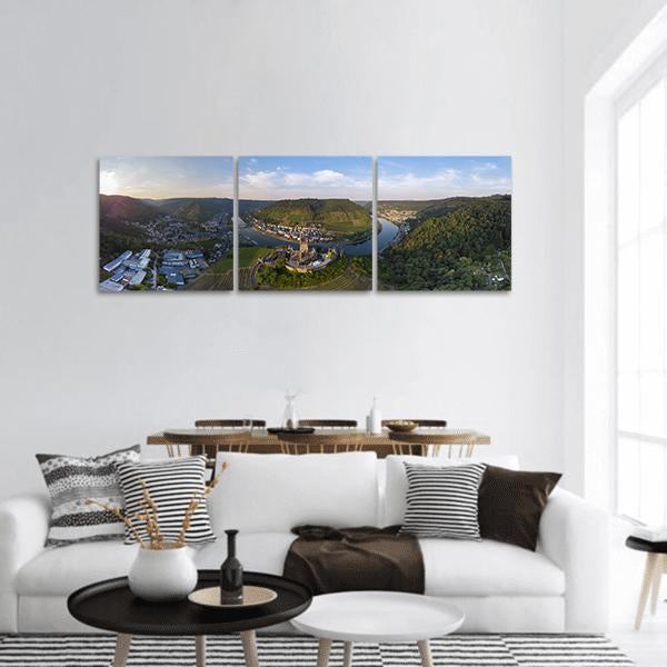 Imperial Castle Germany Panoramic Canvas Wall Art-3 Piece-25" x 08"-Tiaracle