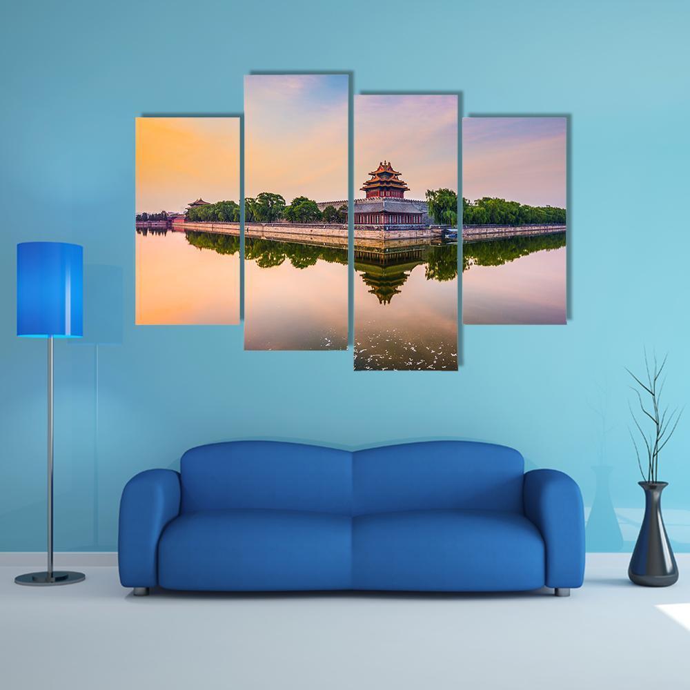 Imperial City North Gate Canvas Wall Art-4 Pop-Gallery Wrap-50" x 32"-Tiaracle