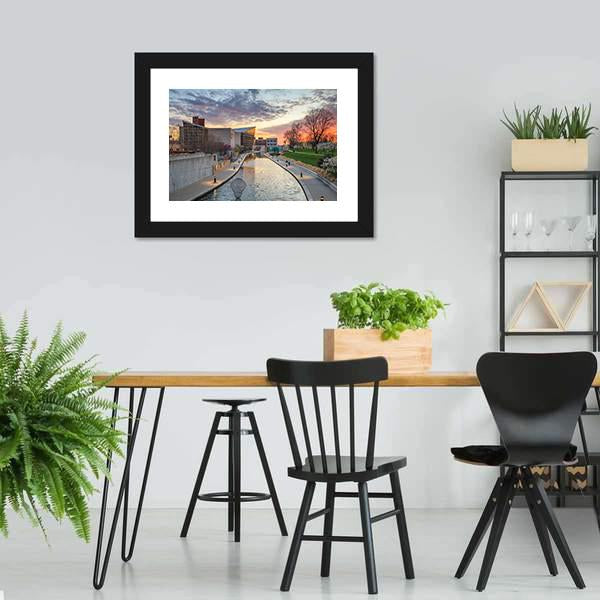 Indiana State Museum Canvas Wall Art-3 Horizontal-Gallery Wrap-25" x 16"-Tiaracle