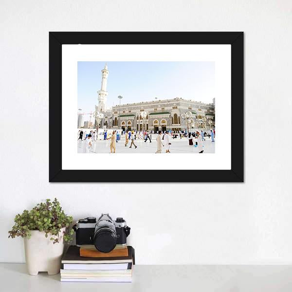 Islamic Holy Place Mecca Canvas Wall Art-5 Horizontal-Gallery Wrap-22" x 12"-Tiaracle