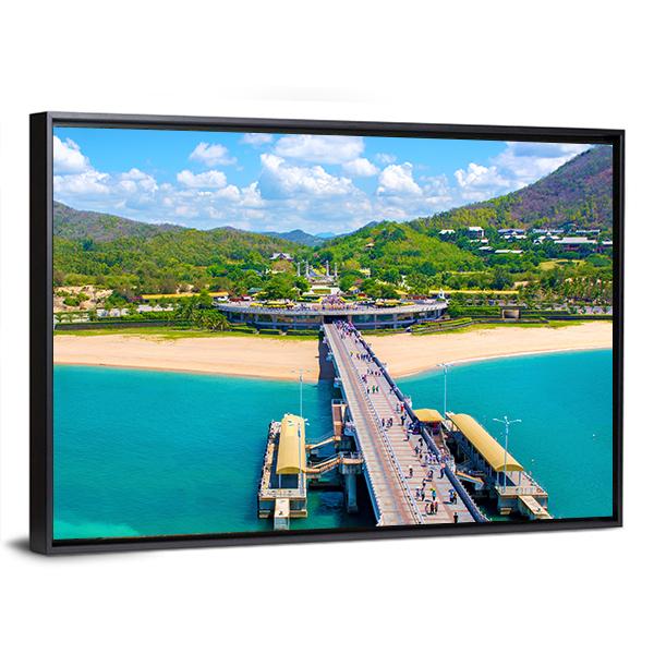 Island Of Sanya China Canvas Wall Art-3 Horizontal-Gallery Wrap-25" x 16"-Tiaracle