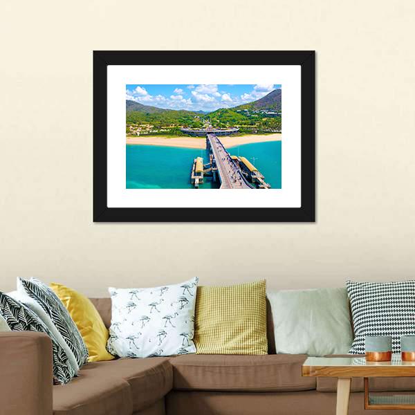 Island Of Sanya China Canvas Wall Art-3 Horizontal-Gallery Wrap-25" x 16"-Tiaracle