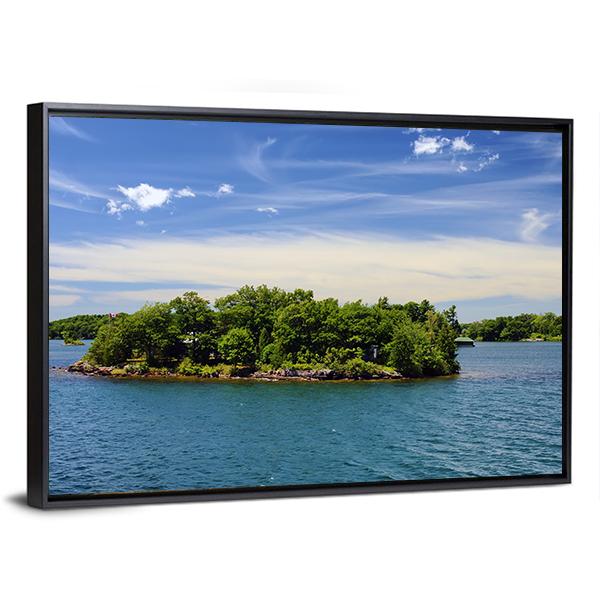 Islands In National Park Ontario Canada Canvas Wall Art-3 Horizontal-Gallery Wrap-25" x 16"-Tiaracle