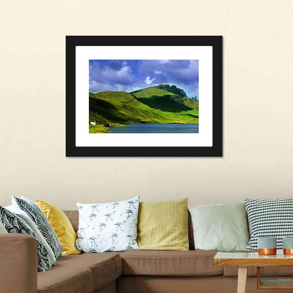 Isle Of Skye In Scotland Canvas Wall Art-3 Horizontal-Gallery Wrap-25" x 16"-Tiaracle